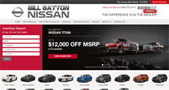 Desktop Screenshot of billgattonnissan.net